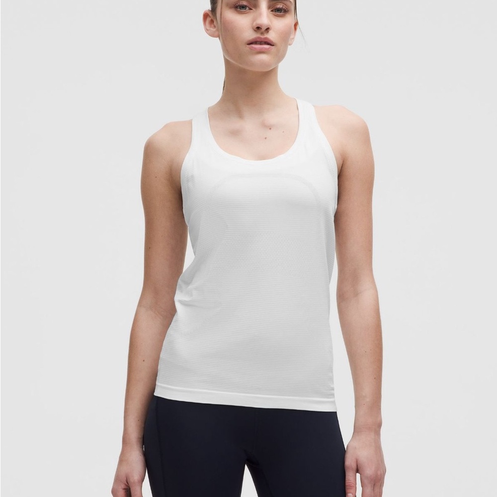 Lululemon White Swiftly Tech Racerback Tank